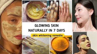 DIY Face Mask for Glowing Skin  Remove DarkSpots Uneven Skin Tone amp Pigmentation Naturallybeauty [upl. by Trescha]