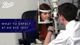 What To Expect At An Eye Test  Boots UK [upl. by Melentha]