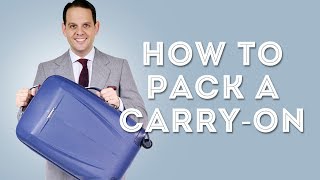 How To Pack A CarryOn Suitcase For A Short Business Trip  Packing Tips amp Hacks From a Travel Pro [upl. by Claud45]