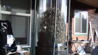 Hot air coffee roaster Fluid bed coffee roaster wmv [upl. by Hull]