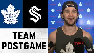 Maple Leafs Media Availability  Postgame vs Seattle Kraken  October 31 2024 [upl. by Anatsirhc]