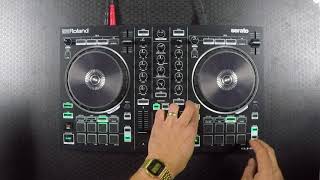 Rock and Soul  Roland DJ202 2Channel 4Deck DJ Controller for Serato DJ Full Serato Demo [upl. by Niemad716]