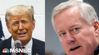 ‘Central witness’ Mark Meadows goes under oath for special counsel Jack Smith Melber Report [upl. by Eusassilem494]