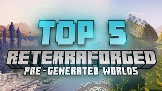 TOP 5 ReTerraforged worlds w Distant Horizons [upl. by Amehsat]