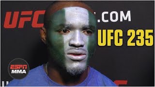 Kamaru Usman says Tyron Woodley ‘flipped a switch on during staredown  UFC 235  ESPN MMA [upl. by Zita428]