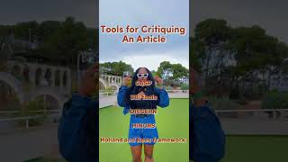 Tools for critiquing an article [upl. by Kristine]