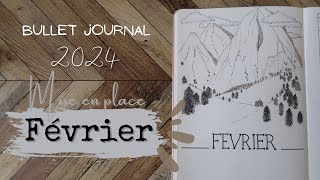 Bullet Journal  Février 2024  Plan With Me [upl. by Menell484]