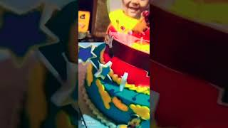 Simple design cake normal cake [upl. by Namhar314]