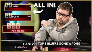 TOP 5 CRAZY POKER BLUFFS GONE WRONG [upl. by Acsirp161]