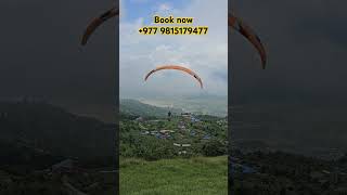 Pokhara sarangkot ParaglidingParagliding Takeoff travel paragliding [upl. by Frost]