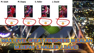 Max Level Great Finishers MSalah MDepay SHaller JDavid Pes 2022 Mobile Terbaru [upl. by Nikita212]