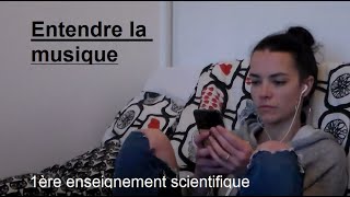 Entendre la musique  1ère enseignement scientifique  Madame SVT [upl. by Enitsuj]