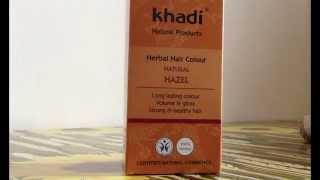 Hennè Khadi Nocciola  Applicazione e recensione  Su capelli bianchi [upl. by Karylin]