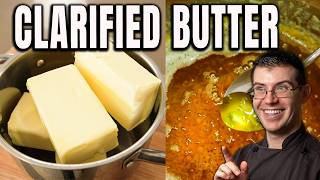 Perfect Clarified Butter Every Time Pro Chef Makes [upl. by Streeto372]