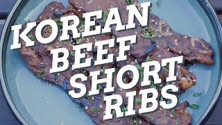 How to Make Korean Short Ribs BBQ  Korean Short Ribs Marinade Recipe [upl. by Marzi421]