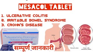 Mesacol 400 mg tablet  Mesalamine prolonged release tablets  Mesacol od 12 gm tablet dosage [upl. by Yticilef501]