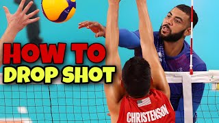 how to drop shot in volleyball  like ngapeth [upl. by Ploch392]