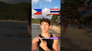 Philippines vs Thailand  WHERE SHOULD YOU TRAVEL 🇵🇭🇹🇭 [upl. by Veron741]