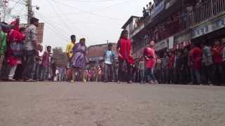 ICC WORLD T20 Bangladesh 2014 Flash Mob Mawlana Bhashani Science amp Technology University [upl. by Elleb]