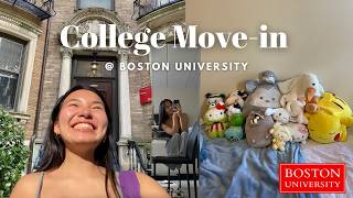 College Movein Day  junior  boston university [upl. by Limbert]