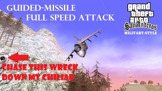 Best Hydra GuidedMissile MOD  Full Speed Attack  GTA San Andreas [upl. by Aynek]