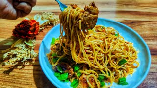 Soya Garlic Noodles  Chicken Garlic Noodles  Soya Chilli Garlic Noodles [upl. by Atsahs]