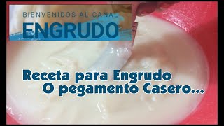 Engrudo para pegar papel [upl. by Macintosh760]