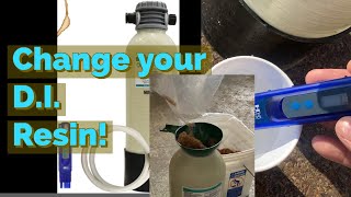 Change Your Mixed Bed Deionizer Resin How To DI Water On The Go Spotless [upl. by Cleo]