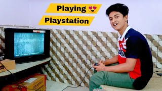 Gameplay video 😍  playing PlayStation  by sahil joshi [upl. by Esorlatsyrc491]