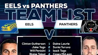 NRL 2024 Round 23 Team  Parramatta EELS 🆚 Penrith PANTHERS [upl. by Ahseer]