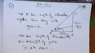 Class 10 application of trigonometry and statistics [upl. by Livvyy]