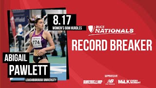 Abigail Pawlett Breaks 60m Hurdles BUCS Record [upl. by Alehcim]