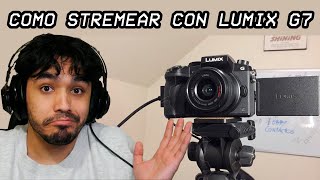 Cómo conectar y configurar Panasonic Lumix G7 para STREAMING  UNBOXING Y REVIEW DE USUARIO [upl. by Enomed]