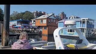 Holland America 53 day Majestic Japan Day 2 part 1 Victoria BC fishermens wharf [upl. by Aneres]