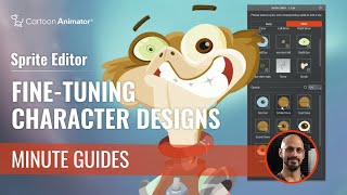 Sprite Editor  Finetuning character designs  Minute Guides  Cartoon Animator [upl. by Eisenhart715]