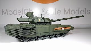 Building Zvezdas 135 scale T14 Armata Russian MBT [upl. by Van912]