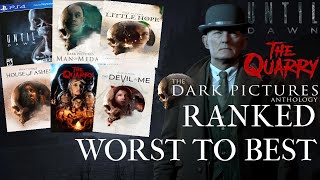 Ranking The Dark Pictures Anthology Until Dawn amp The Quarry WORST TO BEST Top 6 Games [upl. by Laynad]