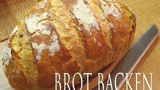 Brot backen knusprige Kruste fast wie vom Bäcker [upl. by Aliakam]