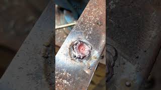 The secret of the welder with large holes in thin metal welding weld weldingtricks [upl. by Eeramit]