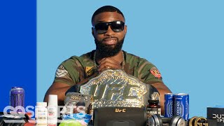 10 Things UFC Champion Tyron Woodley Cant Live Without  GQ Sports [upl. by Notwen]