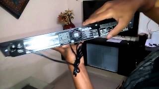 Unboxing Sony blue ray disc BDVE4100 Part 1 [upl. by Aromas131]