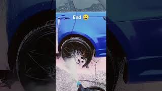 Foam cannon car wash in 4k viralvideo viralshort detailing [upl. by Lseil820]