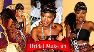 Bridal Makeup for quotQueen of Bamendaquot [upl. by Eslehc]