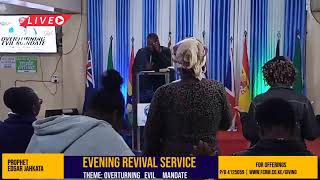 LIVE FCRM TV SUNDAY EVENING REVIVAL SERVICE Theme OVERTURNING EVIL MANDATEMIN PROPHET JAHKATA [upl. by Azile]