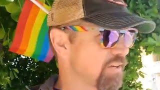 Preacher ATTACKED AT lgbt Sykesville MD pridemonth pridemonth2024 sodom lgbt pride repent [upl. by Forkey284]