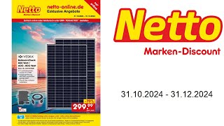 Netto MarkenDiscount Prospekt DE  vom 3110 bis 31122024 [upl. by Ylecara327]