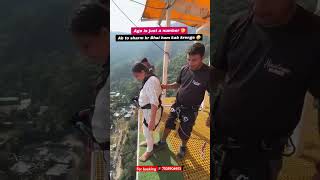 travel bungee adventure tourism rafting rishikesh fun mountains trending youtube trend [upl. by Dimond]