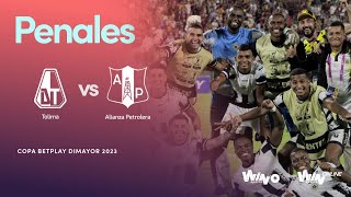 Tolima vs Alianza Petrolera  goles y penales  Copa BetPlay Dimayor 2023  Octavos vuelta [upl. by Pompea]