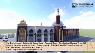 🔴LIVE Jummah Prayer from BIRMINGHAM CENTRAL MOSQUE l Topic – quotMonth of Rajabquot [upl. by Atilahs535]