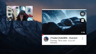 JE REAGIS AU Trailer KAIZEN  Everest INOXTAG [upl. by Anirtal]